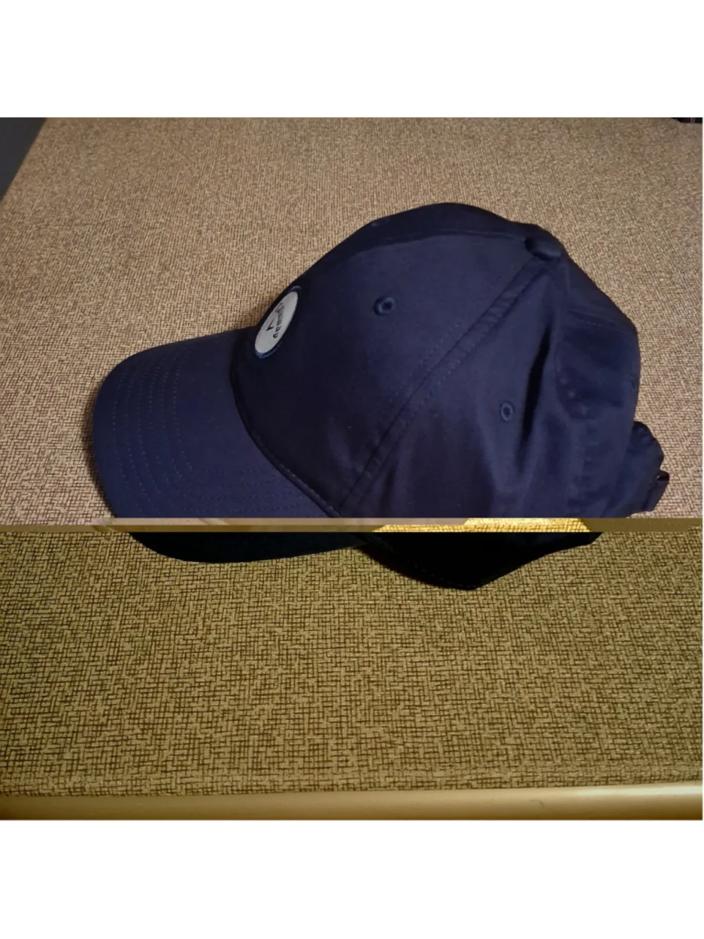 NWT Callaway Golf Unisex Hat Heritage Twill Navy/White
